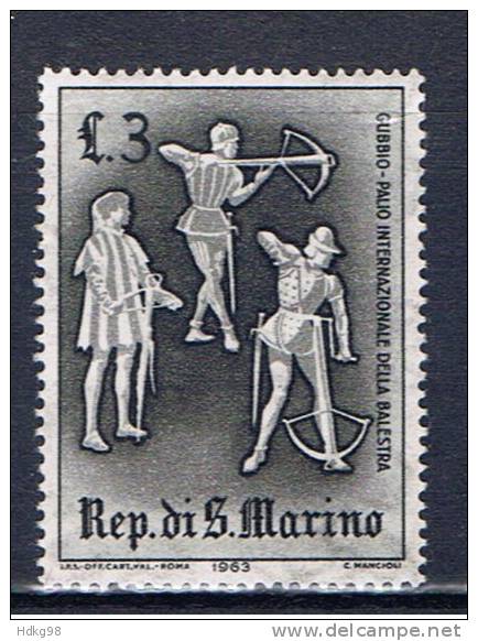 RSM+ San Marino 1963 Mi 766 Mnh Armbrustschützen - Nuovi