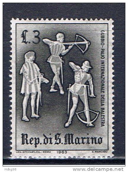 RSM+ San Marino 1963 Mi 766 Mnh Armbrustschützen - Unused Stamps