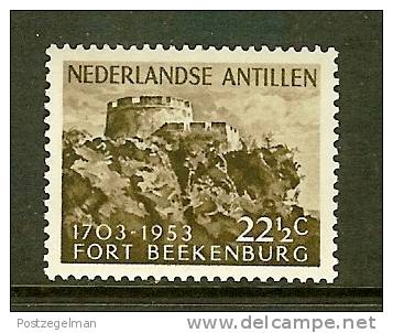 NED ANTILLEN 1953 Hinged Stamp(s) Beekenburg Fort 40 - Curacao, Netherlands Antilles, Aruba