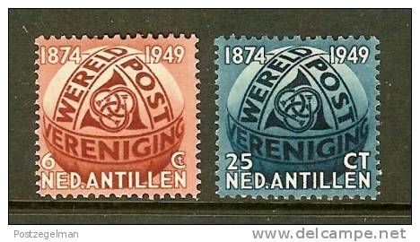 NED ANTILLEN 1949 Hinged Stamp(s) U.P.U. 4-5 - U.P.U.