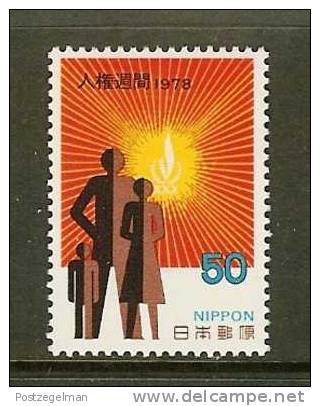 JAPAN 1978 MNH Stamp(s) Human Rights 1376 - Ungebraucht