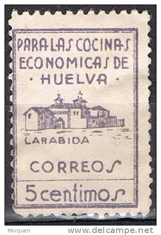 Viñeta Cocinas Economicas HUELVA,  Sofima Num 5 - Spanish Civil War Labels