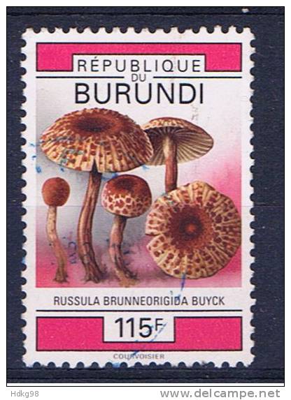 RU+ Burundi 1993 Mi 1779 Pilz - Gebruikt