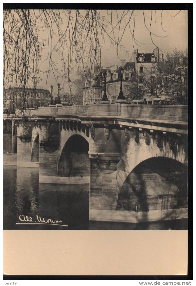 MONIER ALBERT     PARIS   LE PONT NEUF........NON  ECRITE.......‹(•¿•)› - Monier