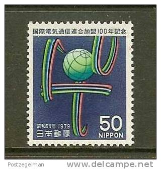 JAPAN 1979 MNH Stamp(s) ITU And Globe 1406 - Neufs