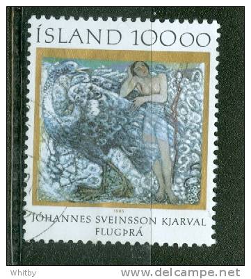 Iceland 1985100k  Yearning To Fly  #615 - Used Stamps