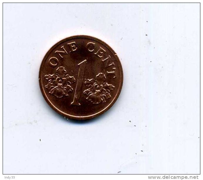 - MONNAIE SINGAPOUR . 1 CENT 1994 - Singapur