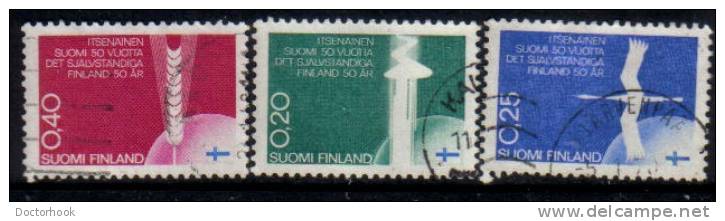 FINLAND   Scott #  450-2  VF USED - Gebruikt