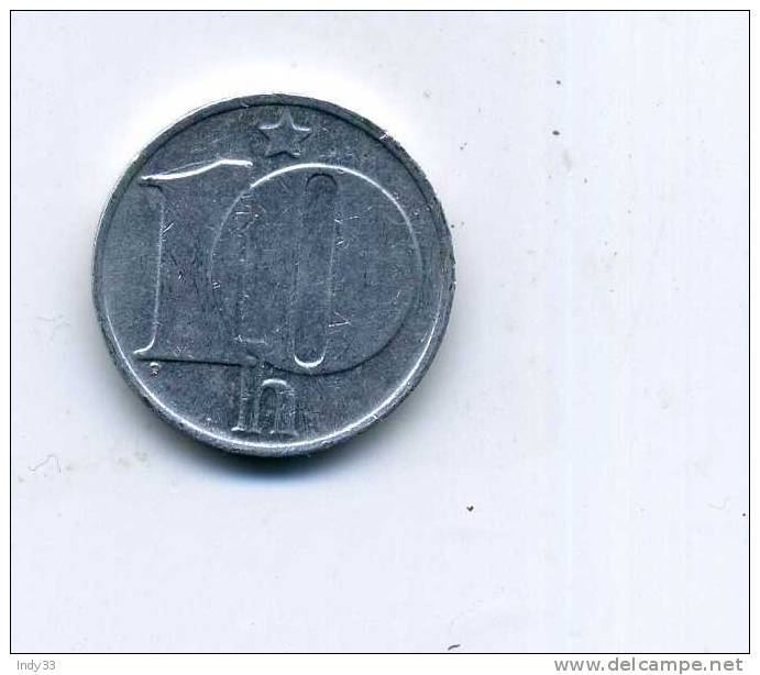 - MONNAIE TCHECOSLOVAQUIE 10 H.1977 - Czechoslovakia