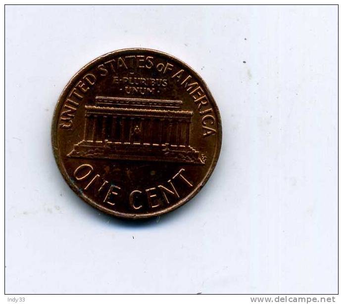 - MONNAIE U.S.A. 1959... SMALL ONE C. 1974 - 1959-…: Lincoln, Memorial Reverse