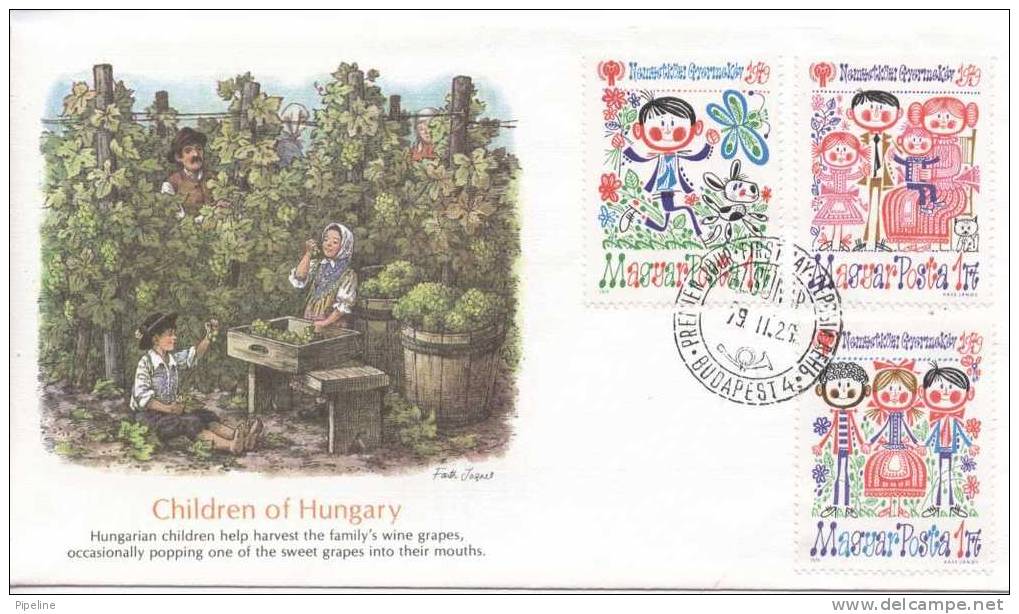 Hungary FDC The Children Of Hungary Complete With Nice Cachet - FDC