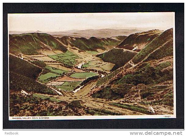 Early Postcard Rheidol Valley Devil's Bridge Cardiganshire Wales - Ref 516 - Cardiganshire