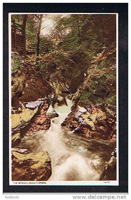 Early Postcard The Mynach Devil's Bridge Cardiganshire Wales - Ref 516 - Cardiganshire