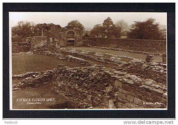 Real Photo Postcard Strata Florida Abbey Cardiganshire Wales - Ref 516 - Cardiganshire