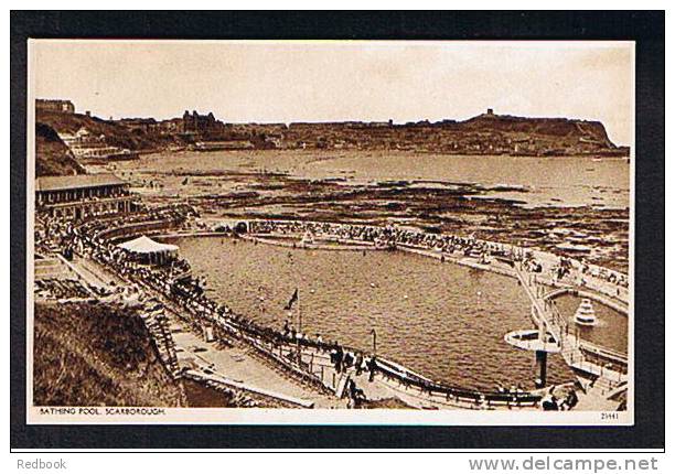 Early Postcard Bathing Pool Scarborough Yorkshire - Ref 516 - Scarborough