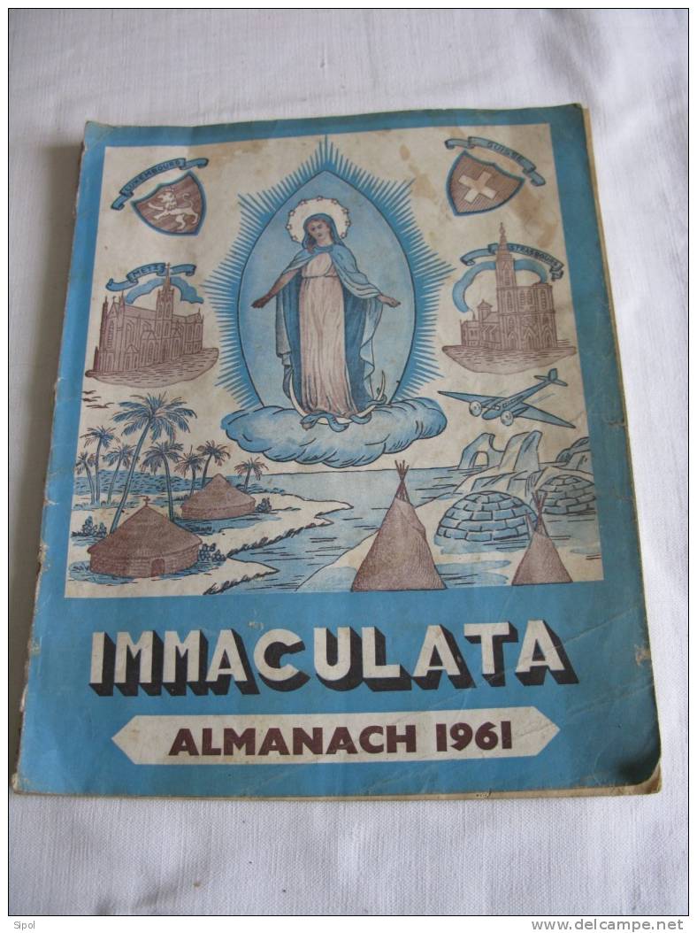 Almanach IMMACULATA  - Année 1961 - Formato Grande : 1961-70