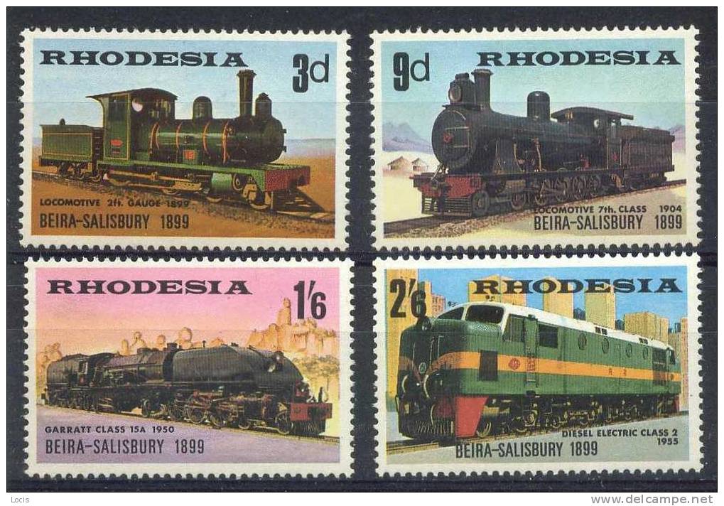 RHODESIA 1969 MNH**- Beira-Salisbury Railway 70th Anniversary - Rhodésie (1964-1980)