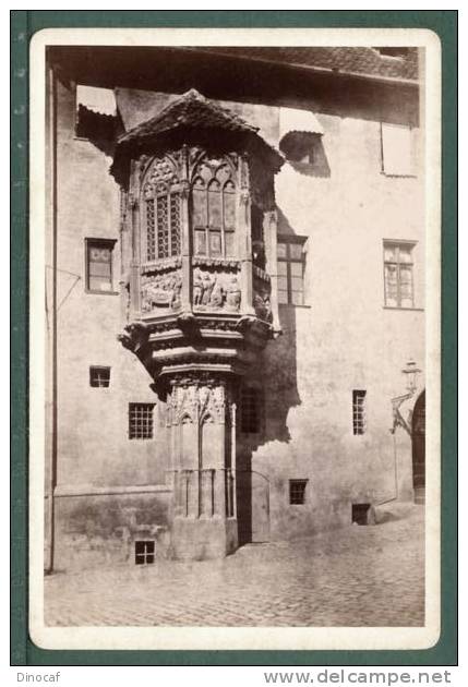 NÜRNBERG Sebalduskirche, Origional Photo, CAB, Dat 1885, Deutschland - Nuernberg