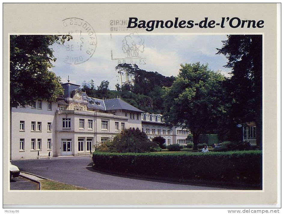 Bagnoles De L´Orne--1988--Les Thermes  éd Combier--tp  Liberté  0.31 Ecu - Bagnoles De L'Orne