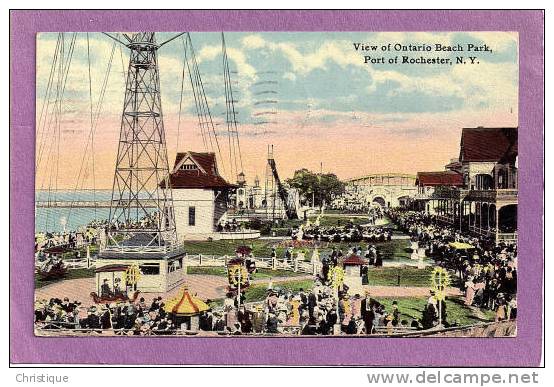 Ontario Beach Amusement Park, Port Of Rochester, NY. 1910s - Rochester