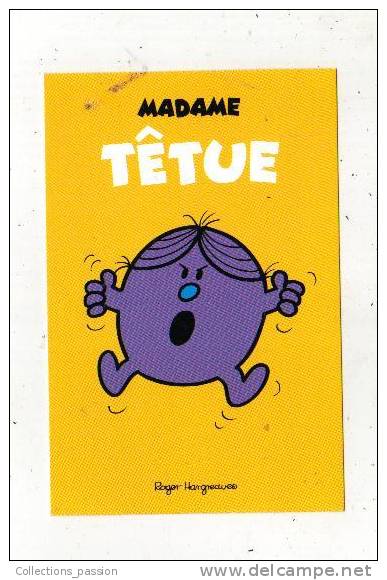 Cp, Bandes Dessinées, Madame Têtue - Bandes Dessinées