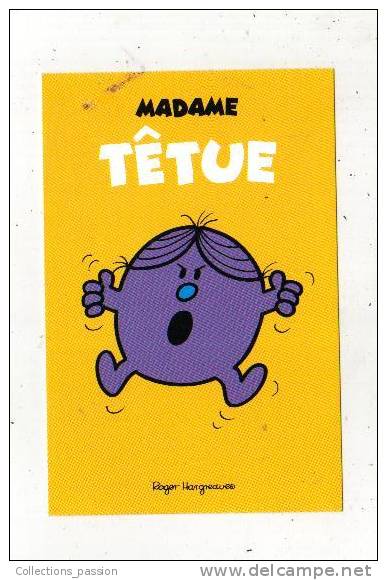 Cp, Bandes Dessinées, Madame Têtue - Comicfiguren