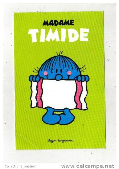 Cp, Bandes Dessinées, Madame Timide - Comics