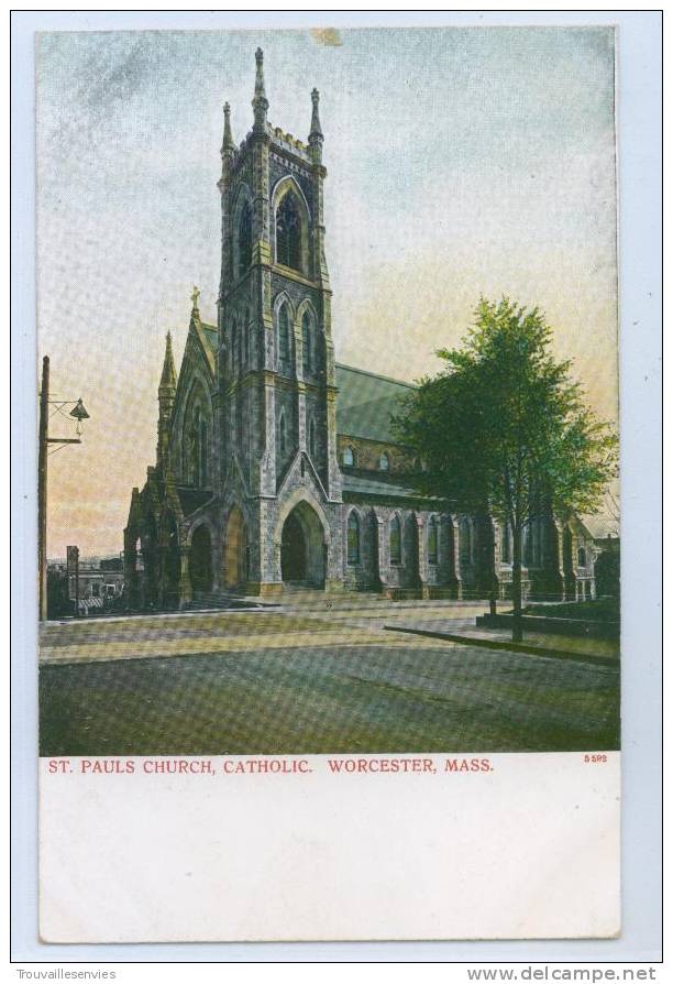 ST. PAULS CHURCH, CATHOLIC, WORCESTER, MASS. - Worcester