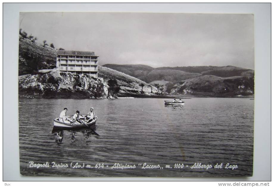 BAGNOLI IRPINO  ALBERGO  DEL LAGO   AVELLINO  VIAGGIATA COME DA FOTO - Avellino