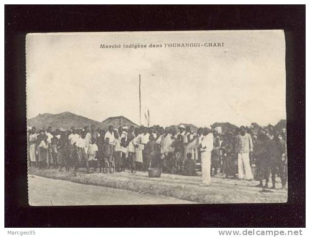 Marché Indigène Dans L'oubangui-chari Pas D'édit.voir état - Centraal-Afrikaanse Republiek