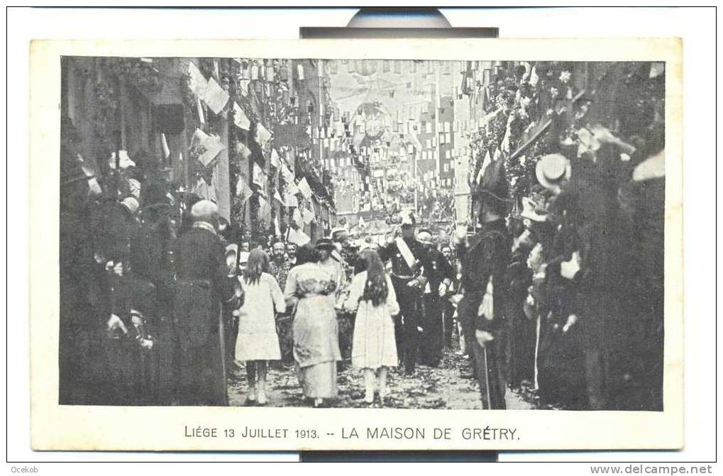 LUIK / LIEGE  La Maison De Grétry 13 Juillet 1913 - Liege