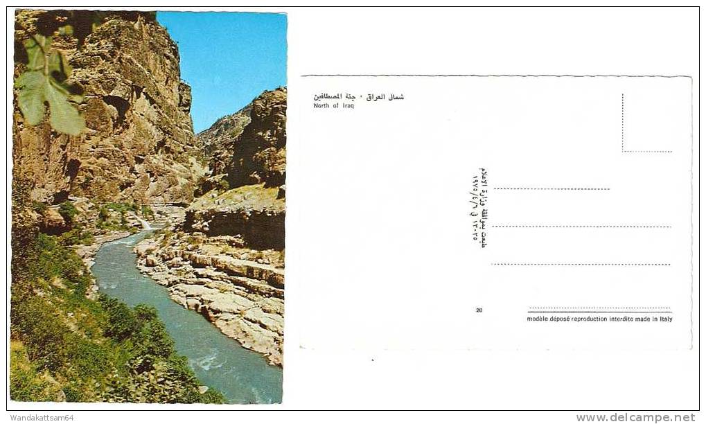 AK 28 NORTH OF IRAQ Tal Berge Gestein Flusslauf - Irak