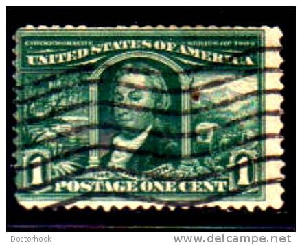 U.S.A.   Scott #  323  F-VF USED Faults - Used Stamps