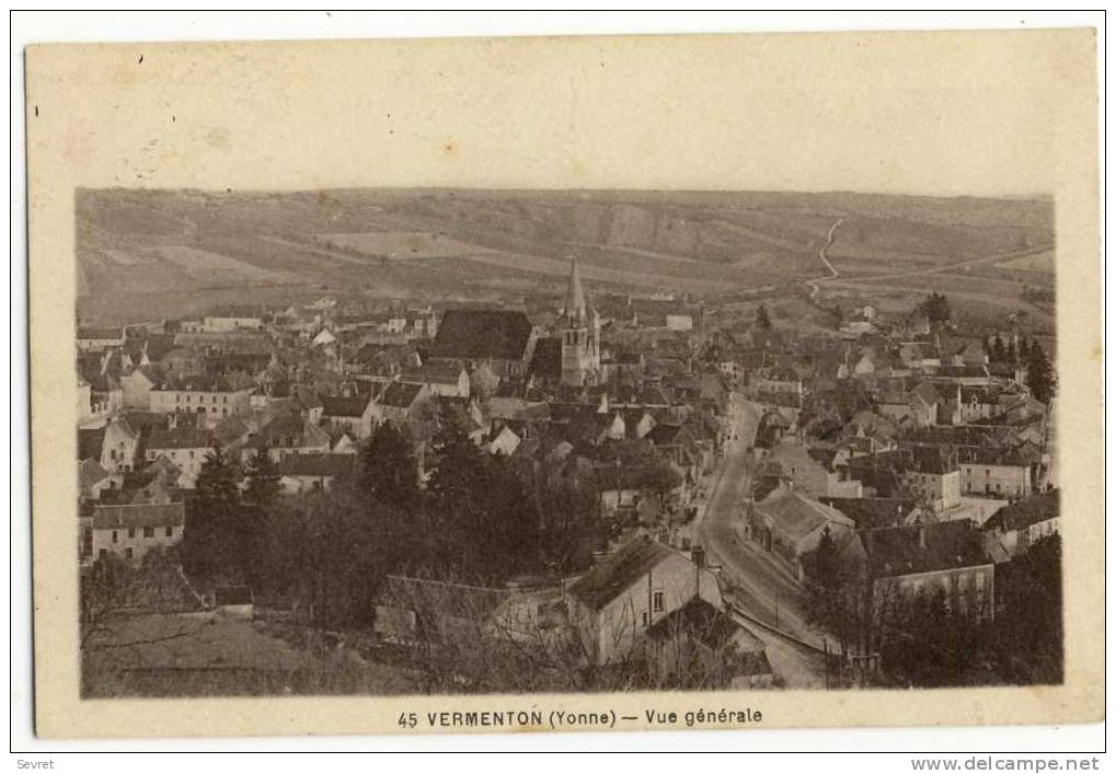 VERMENTON. - Vue Générale - Vermenton