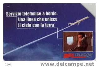 # ITALY 566 Servizio Telefonico A Bordo (31.12.98) 5000 -avion,plane-  Tres Bon Etat - Publiques Figurées Ordinaires