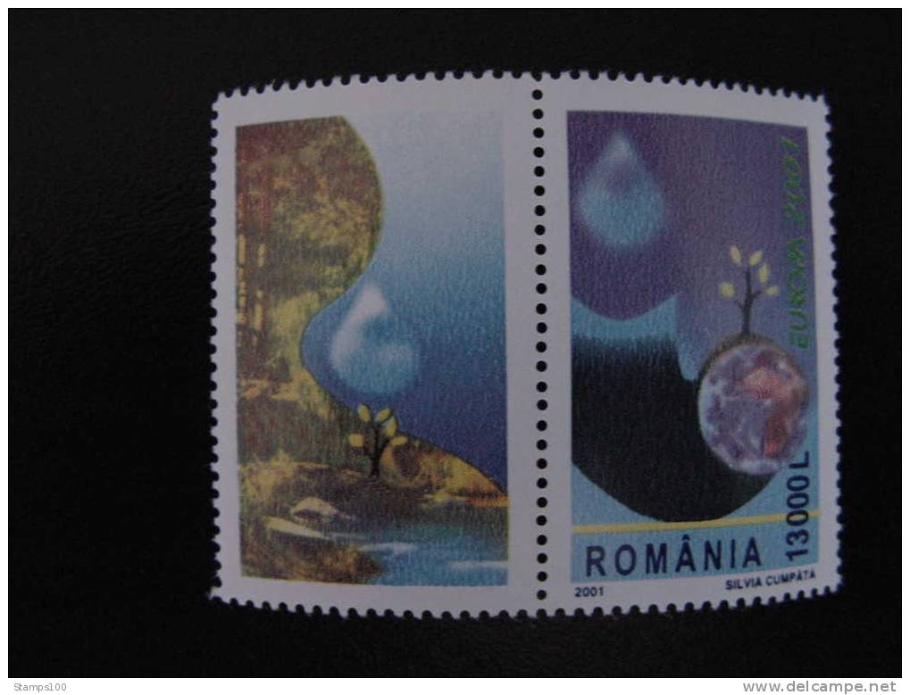 ROMANIA, ROEMENIE, RUMENIEN CEPT 2001 MICHEL  5573 Zf   MNH ** (012807) - 2001