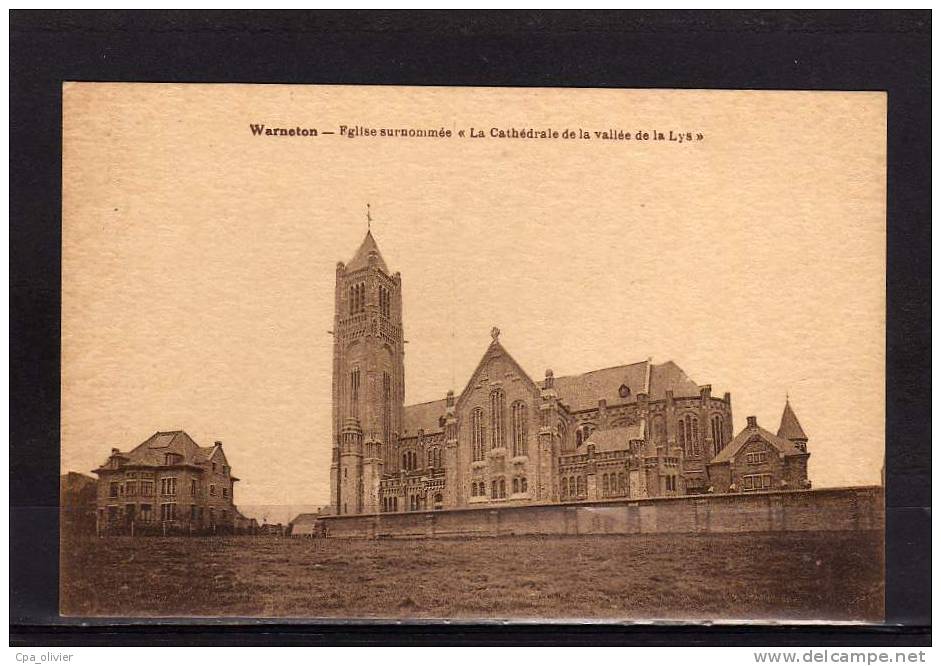 BELGIQUE Warneton, Eglise, Cathédrale De La Vallée De La Lys, Ed Desaix, 193? - Comines-Warneton - Komen-Waasten