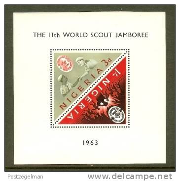 NIGERIA 1963 MNH Block 11th World Scout Jamboree - Other & Unclassified