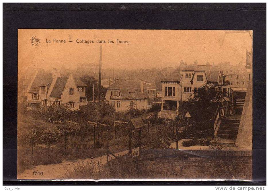 BELGIQUE LA PANNE Villas, Cottages Dans Les Dunes, Ed Star 1740, 193? - De Panne