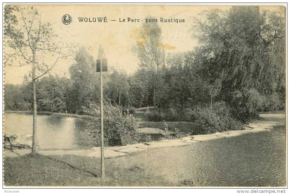 Woluwé - Le Parc - Pont Rustique - Parks, Gärten