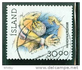 Iceland 1992 30k Handball #711 - Used Stamps