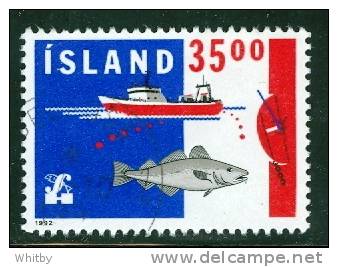 Iceland 1992 35k Export Trade And Commerce  #753 - Oblitérés