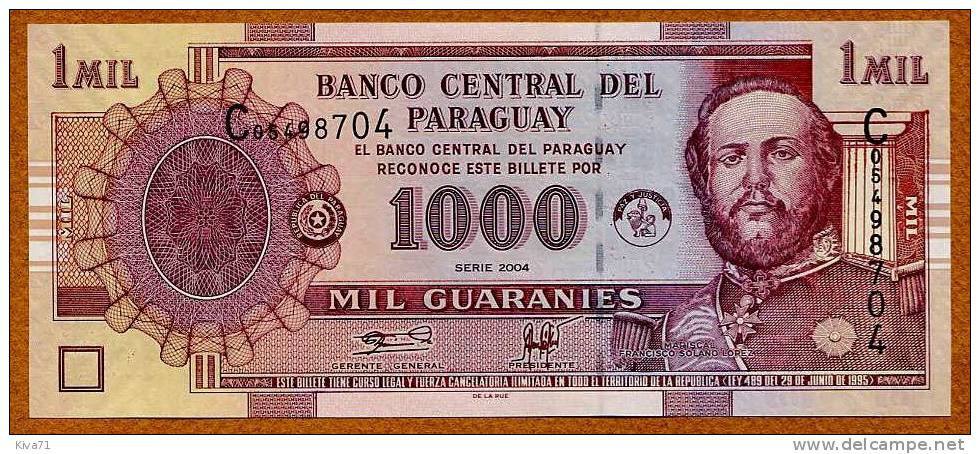 MIL Guaranies "PARAGUAY"  Série  2004  UNC  Ro9 - Paraguay