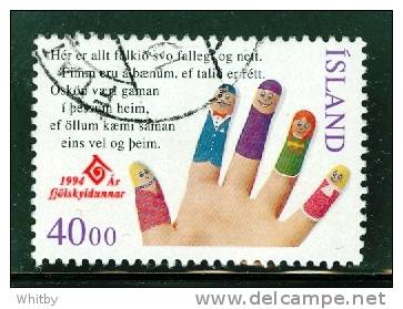 Iceland 1994 40k Christmas  #779 - Oblitérés