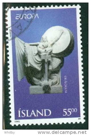 Iceland 1995 55k Elnar Jonsson #802 - Used Stamps