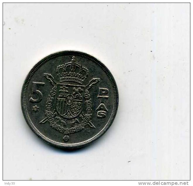 - ESPAGNE 1949...  . 5 P. 1975 - 5 Pesetas