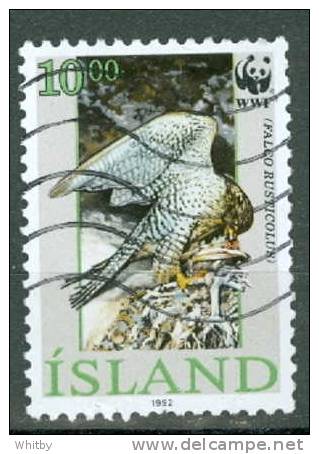 Iceland 1992 10k Falcon #763 - Oblitérés