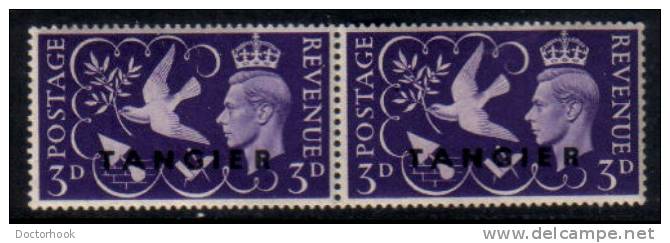 GREAT BRITAIN---Offices In Tangier   Scott #  523-4**  VF MINT NH Pairs - Unused Stamps