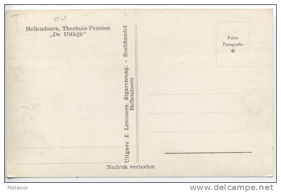 Hellendoorn - Theehuis - Pension De Uitkijk - Hellendoorn