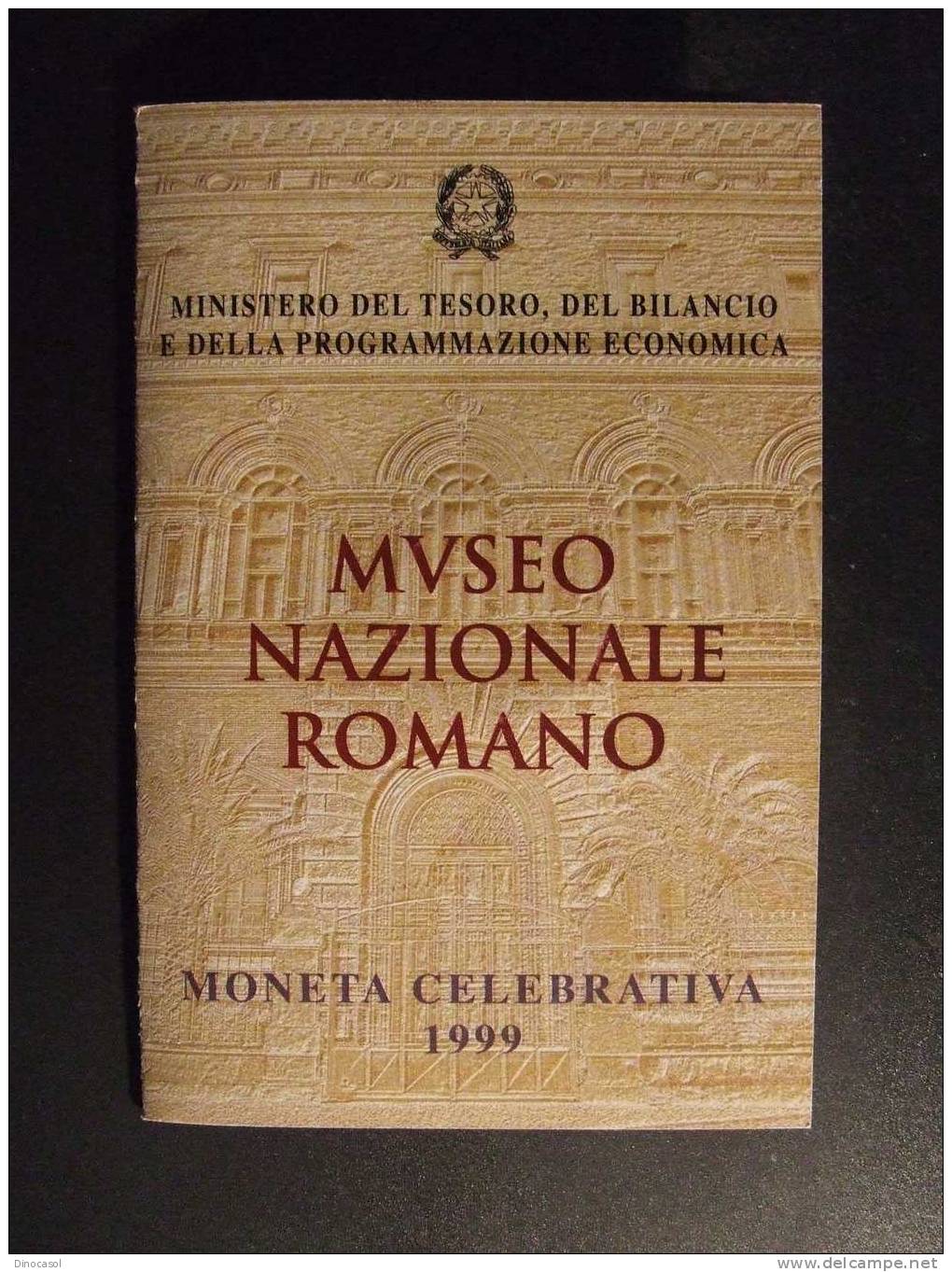 ITALIA 1999 MUSEO NAZIONALE ROMANO CONFEZIONE ORIGINALE FDC L 2000  Ag - Gedenkmünzen